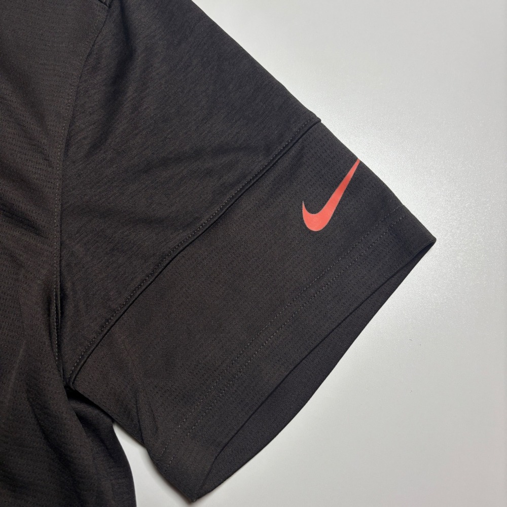 Nike Cleveland Browns NFL Mens L Performance Polo On-Field Dri-FIT Brown Shirt - Picture 6 of 7